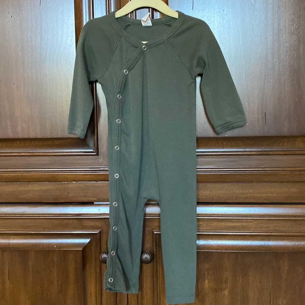 Kate Quinn 12-18 month forest green long jumpsuit